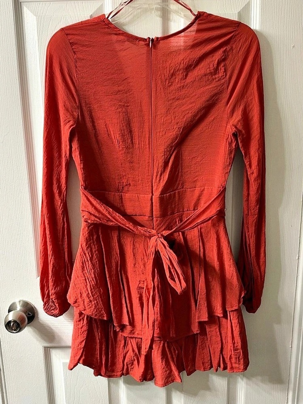 HYFVE Red Ruffle Mini Dress - Picture 2 of 2